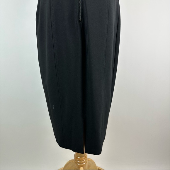 Maggie London The Illusion Dress Black Sheer Size 6 - Picture 10 of 11